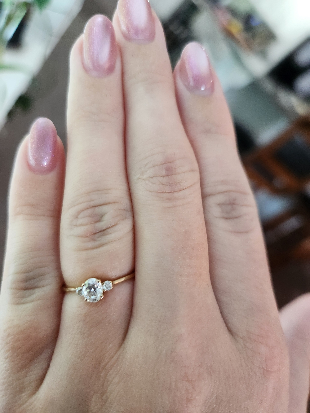 10k Moissanite Ring